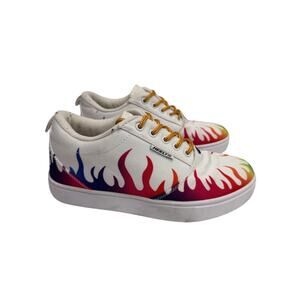 Heelys Youth Sneakers Skates sz 6 Big Kids Flame Print #M642